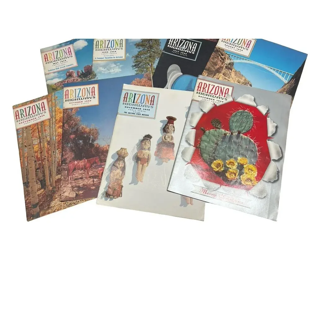 Vintage Arizona Highways Magazines 1959 FULL YEAR